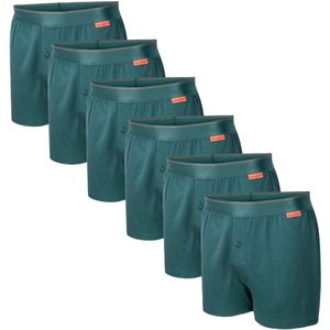Undiemeister Losse Boxershort Heren - Misty Forest (Groen) - 6-Pack - Mellowood Tencel - Ademend, Anti-Bacterieel & Naadloos Ondergoed - Premium Onderbroeken Heren - Maat XXL
