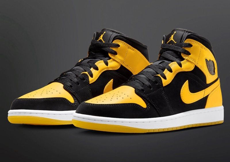 Air Jordan - 1 Mid SE - Sneakers - Zwart - Leer