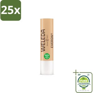 25 x WELEDA - Lippenbalsem Everon - Bescherming tegen kou & wind - SPF 4 - Grootverpakking - Lippenbalsem - Lippenverzorging - Bescherming Tegen Kou - Bescherming Tegen Wind - Lippen SPF