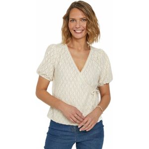 T-shirt met ballonmouwen