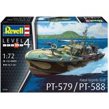 1:72 Revell 05165 Patrol Torpedo Boat PT-588/PT-57 Plastic Modelbouwpakket