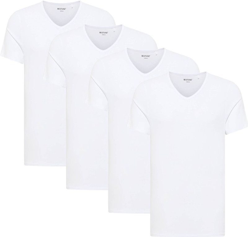 Mustang T-shirt Style Amado 4-Pack Verpakking van 4