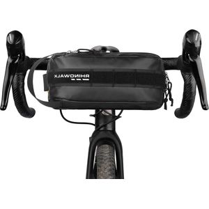 Fietsstuurtas voorvak - opbergtas met schouderriem voor racefiets en mountainbike