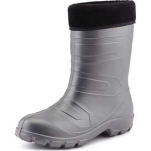 Ladeheid - LA-LMG-879-Aspen - Regenlaarzen - Zilver/Zwart - Thermo Rubberlaarzen Vederlicht