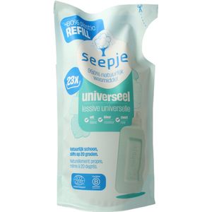 Seepje Vloeibaar Wasmiddel Universeel Navulling Sprankelende Jasmijn 23 Wasbeurten 1 liter