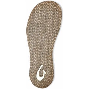 Olukai Paniolo Slippers - Dames leren sandalen - Bronze/Dk Java