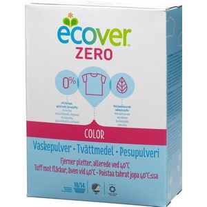 Ecover Zero Wasmiddel Kleur 7 x 750 g - 126 wasbeurten (7x18wasbeurten)