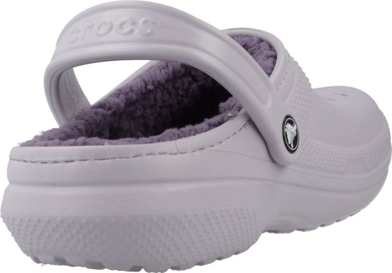 Crocs - Classic Fuzz Lined - Klompen - Lila - Synthetisch - Normale Pasvorm