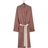 Yumeko kimono badjas gewassen linnen klei roze l