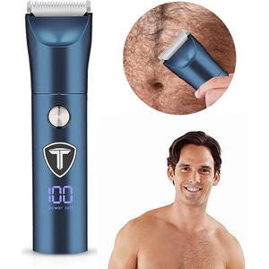 Heren Body Trimmer - Ballen Trimmer - Lies Trimmer Tondeuse - Schaamhaar Trimmer LED display - Bodygroomer - Compact formaat