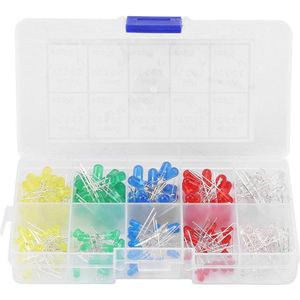 Dioden assortiment 200 stuks in diverse kleuren voor LED-lampen