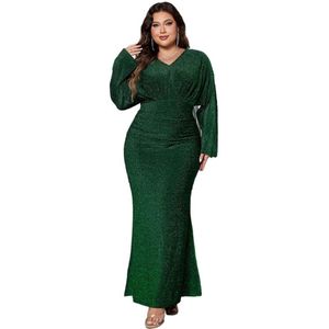 Curvy glitter jurk - Feest - Gala - Plussize - Grotere maten - Sexy - Lang