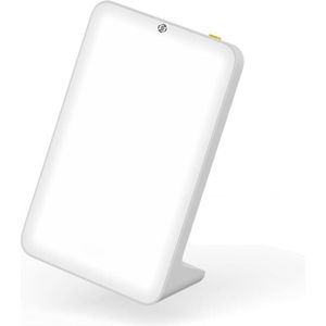 Equivera Lichttherapielamp - Daglichtlamp - Bureaulamp - Tegen Winterdepressie - SAD Lamp - Zonlicht - Meerdere Standen - Timerfunctie