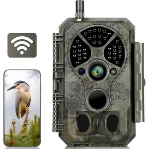 Equivera Wildcamera met Nachtzicht - Wildcamera - Wildcamera voor Buiten - Jachtcamera - Bewegingssensor - Nachtzicht