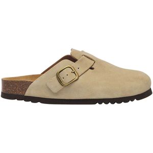 Scholl - Fae Suede Klomp - Beige - Suède