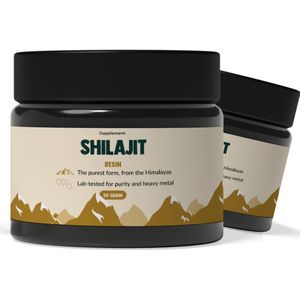 Cupplement Shilajit Resin Combideal 2x 50 gram - Himalaya Mumijo – Energie