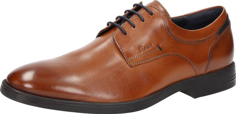 SIOUX - Foriolo-707-H - Veterschoen - Cognac - Blokhak - Leer