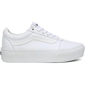 VANS WM Ward Platform (canvas) white -Maat 38