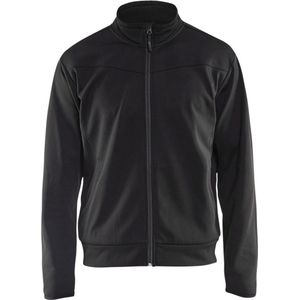 Blaklader Service sweatshirt met rits 3362-2526 - Zwart/Donkergrijs