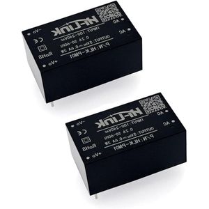 2 x AC DC 220 V tot 5 V huishoudelijke voedingsmodule HLK-PM01