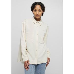 Damesblouse - Urban - Wit - Twill - Oversized Pasvorm
