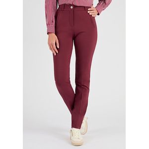 Damart - Broek van milanotricot bi-elastisch Perfect Fit by Damart - Dames - Rood - 52