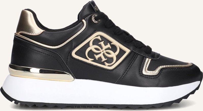 Guess - Koyaa - Sneakers - Zwart - Leatherlook