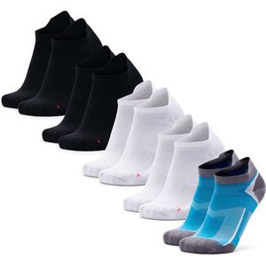 DANISH ENDURANCE Korte Lichtgewicht Hardloopsokken 5 paar - anti blaren technologie - Maat 39-42