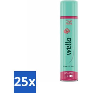 Wella Ultra Strong - Haarspray - 24 Uur Versteviging - Bescherming tegen UV Stralen - 250 ml - Bulkverpakking - 25 stuks