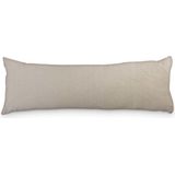 Beau Maison Velvet Body Pillow Kussensloop Zilver 45 x 145 cm