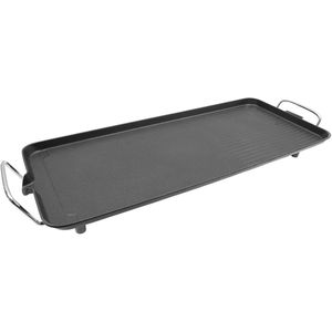 2 In 1 Elektrische BBQ Grill - Multifunctionele Grill - Electrische BBQ - Grill Apparaat - Grillplaat - Grillpan - Famillie - BBQ