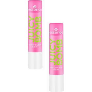 Essence Juicy Bomb Glossy Butter Balm 03 Time To Pitaya | lipbalm | 2-pack