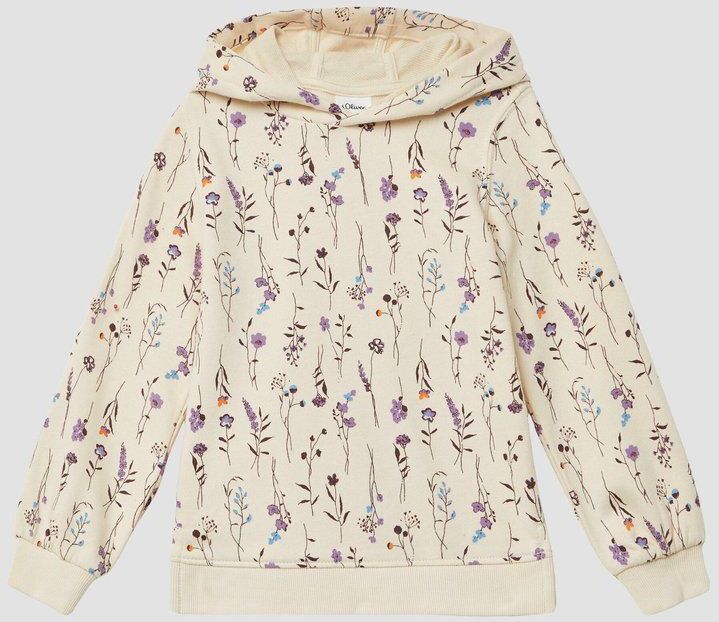 s.Oliver - Sweatshirt - Gebloemd - Hoodie