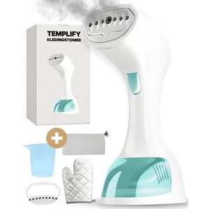 Krachtige Kledingstomer Handstomer Stoomapparaat Stoomreiniger Professioneel - Warmt snel op - 140ML - Incl. Opzetborstel, Handschoen en Opbergtas