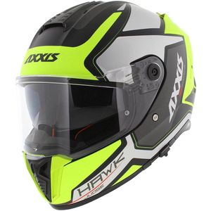 Axxis Hawk SV Integraal helm Judge B3 mat geel zilver zwart XS
