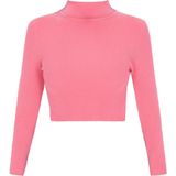 myMo - Comfy Collection - Jumper - Slim-fit - Cropped Silhouette - Elegant Stand-up Collar