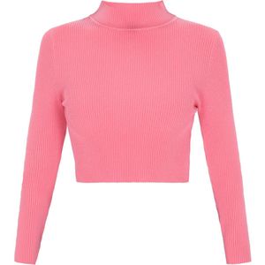 myMo - Comfy Collection - Jumper - Slim-fit - Cropped Silhouette - Elegant Stand-up Collar