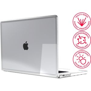 Tech21 Evo Clear - MacBook Pro 16 (2021 & 2023 M3) laptophoes - 16 inch cover - Transparant - Hard case