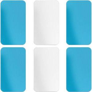 Metalen Kleefstrips voor Magnetische Onderkastverlichting - Set van 6