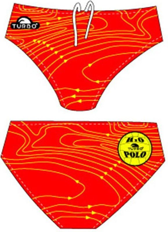 Turbo - Isobars - Zwemslip - Rood - XL - Man