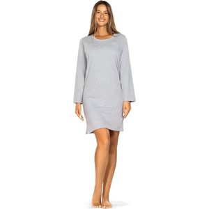 Comtessa - Nachthemd - Grijs gemêleerd - Lange Mouw