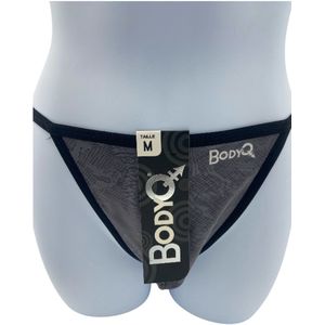 BodyQ Sexy Heren String – Grijs – Erotische Herenlingerie – Maat S