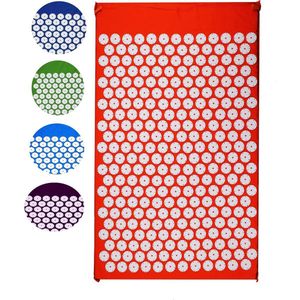 Acupressuurkussen - Massagemat Nagelmat 68 x 42 cm (oranje)