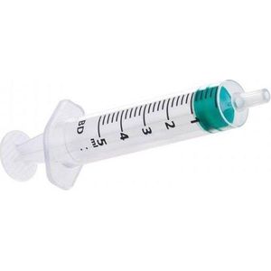 Injectiespuiten - Wegwerp - Steriel - 3-delig - Luer Aansluiting - 5 en 10 ml