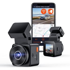 Dashcam - Dashcam Voor Auto - Full HD - Wi-Fi Connection - Night Vision