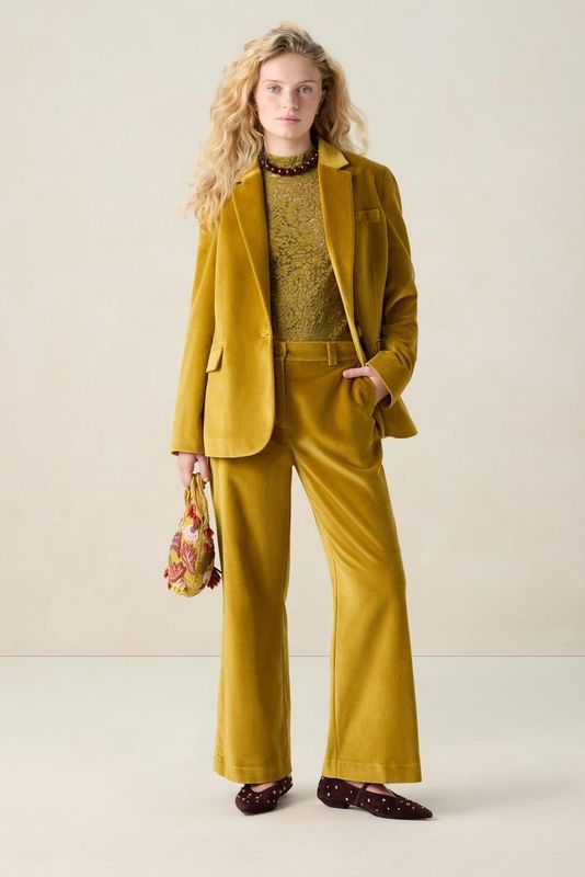 Sissy-Boy - Cropped Broek - Donkergeel - 5-Pocket Model