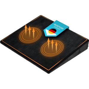 Wigkussen Stoel met Ademende Anti-Slip Fluwelen Hoes - Optimale Hardheid voor Auto Bureaustoel Thuiskantoor wedge pillow