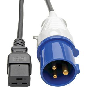 Tripp Lite P070-010 electriciteitssnoer Zwart 0,09 m C19 stekker