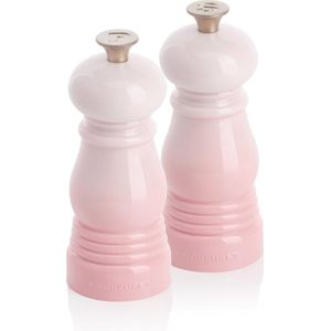 Le Creuset Mini Peper- en zoutset - Shell Pink - 12 cm