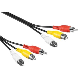 Tulp composiet audio video kabel - 0,50 meter